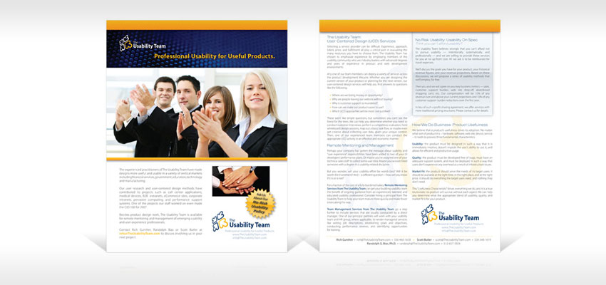 brochure design examples